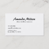 Tibetan Six True Mantra/Om Ma Ni Pad me Hum Visitekaartje (Achterkant)