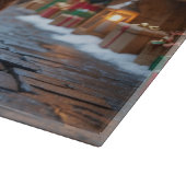 Tibetan Spaniel Dogs Christmas Snow Holiday Snijplank (Hoek)