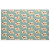 Tibetan Spaniel Fabric Stof (Fat Quarter)