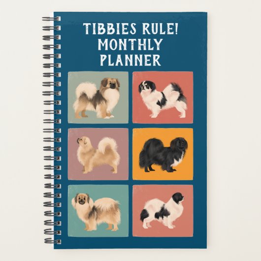 Tibetan Spaniel Planner (Voorkant)