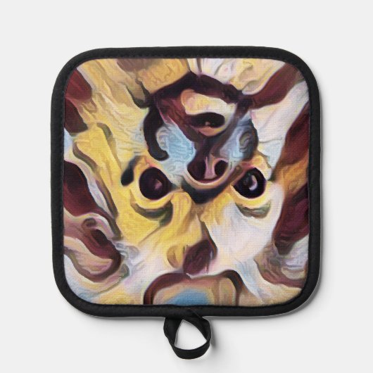 Tibetan Spaniel Pot Holder Pannenlap (Voorkant)