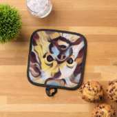 Tibetan Spaniel Pot Holder Pannenlap (Top down)