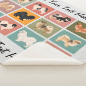Tibetan Spaniel Sherpa Blanket Deken (3/4)
