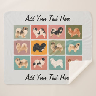 Tibetan Spaniel Sherpa Blanket Deken