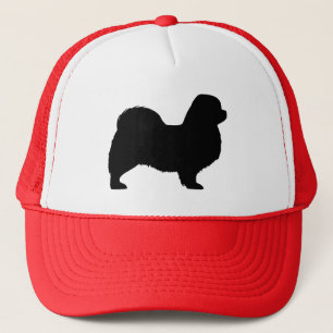 Tibetan Spaniel Silhouette Trucker Pet