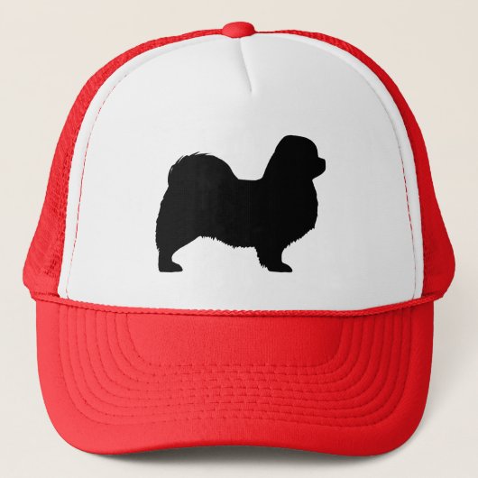 Tibetan Spaniel Silhouette Trucker Pet (Voorkant)