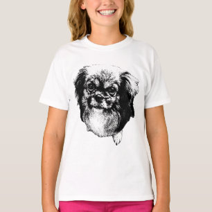 Tibetan Spaniel T-shirt – Kalm Inkt Hondengezicht
