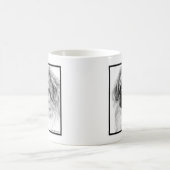 Tibetan Spaniel Tekening door Glenda S. Harlan Koffiemok (Center)