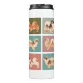 Tibetan Spaniel Thermal Tumbler Thermosbeker (Achterkant)