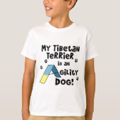 Tibetan Terrier Agility Dog Child's T-Shirt (Voorkant)