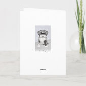 Tibetan Terrier die - het Leuke Originele Art. van Kaart (Achterkant)