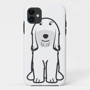 Tibetan Terrier Dog Cartoon iPhone 11 Hoesje