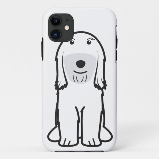 Tibetan Terrier Dog Cartoon Case-Mate iPhone Case (Achterkant)