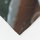 Tibetan Terrier Dogs Christmas Snow Holiday Fleece Deken (Hoek)