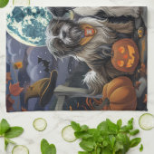 Tibetan Terrier Halloween Spoken Theedoek (Gevouwen)