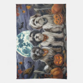 Tibetan Terrier Halloween Spoken Theedoek (Verticaal)