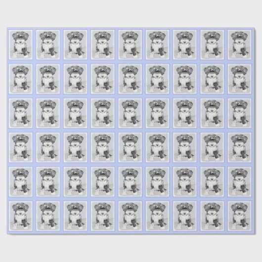 Tibetan Terrier Painting - Cute Original Dog Art Cadeaupapier (Vlak)