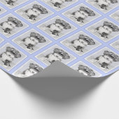 Tibetan Terrier Painting - Cute Original Dog Art Cadeaupapier (Hoek)