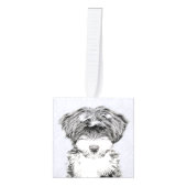 Tibetan Terrier Painting - Cute Original Dog Art Decoratie (Voorkant)