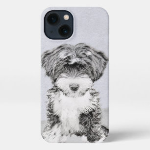 Tibetan Terrier Painting - Cute Original Dog Art iPhone 13 Hoesje