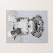 Tibetan Terrier Painting - Cute Original Dog Art Legpuzzel (Horizontaal)