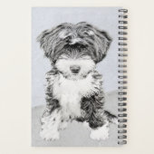 Tibetan Terrier Painting - Cute Original Dog Art Planner (Achterkant)