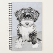Tibetan Terrier Painting - Cute Original Dog Art Planner (Voorkant)