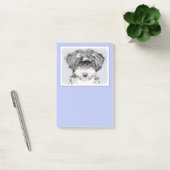 Tibetan Terrier Painting - Cute Original Dog Art Post-it® Notes (Kantoor)