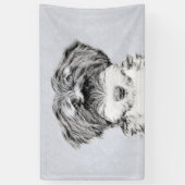 Tibetan Terrier Painting - Cute Original Dog Art Spandoek (Verticaal)