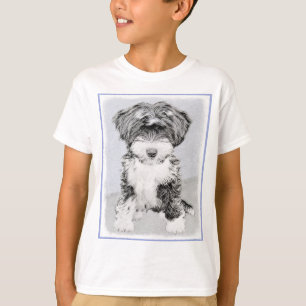 Tibetan Terrier Painting - Cute Original Dog Art T-shirt