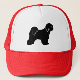 Tibetan Terrier Silhouette Trucker Pet