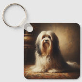 Tibetan Terrier Sleutelhanger (Voorkant)