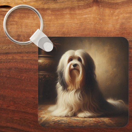 Tibetan Terrier Sleutelhanger (Voorkant)