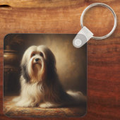 Tibetan Terrier Sleutelhanger (Achterkant)