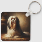 Tibetan Terrier Sleutelhanger (Achterkant)