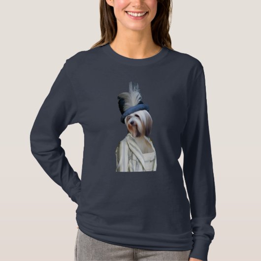 Tibetan Terrier T-Shirt Nobility Dogs Gift (Voorkant)