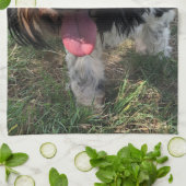 Tibetan Terrier Tea Towel Theedoek (Gevouwen)