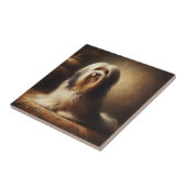 Tibetan Terrier Tegeltje (Zijkant)