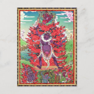 Tibetan Thangka Ekajati Art Briefkaart