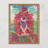 Tibetan Thangka Ekajati Art Briefkaart (Voorkant)