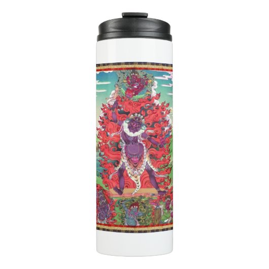Tibetan Thangka Ekajati Art Thermosbeker (Voorkant)