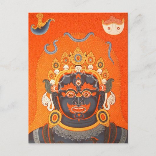 Tibetan Thangka God Art Briefkaart (Voorkant)