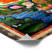 Tibetan Thangka Prabhutaratna Buddha Poster (Hoek)