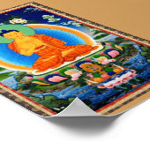 Tibetan Thangka Prabhutaratna Buddha Poster (Hoek)