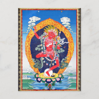Tibetan Thangka Vajravarahi Briefkaart
