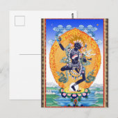 Tibetan Thangka Vajravarahi Nairatmya Briefkaart (Voorkant / Achterkant)