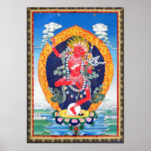 Tibetan Thangka Vajravarahi Print