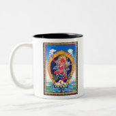 Tibetan Thangka Vajravarahi Tweekleurige Koffiemok (Links)