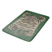 Tibetan Tiger Bath Mat Green (Gekanteld)