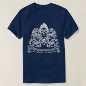 Tibetan Vajrayana Dharma Garuda Mythical Bird Budd T-shirt (Design voorkant)